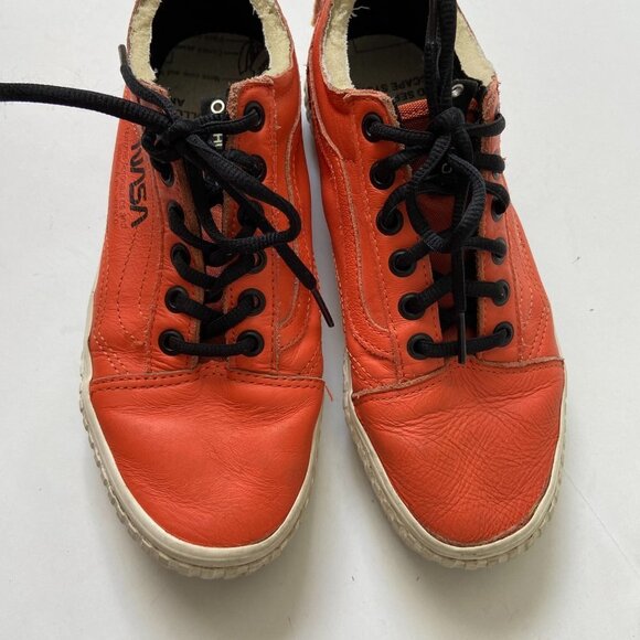 Vans X NASA Old Skool Space Voyager Orange Lace Up Low Top Sneaker Shoes SZ 7.5 - Picture 6 of 12